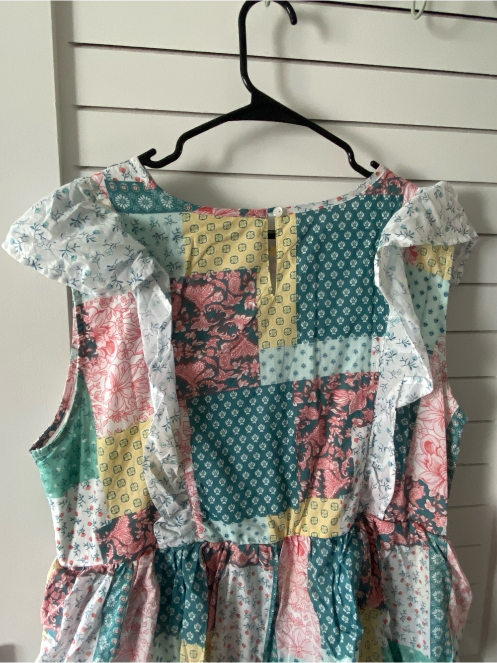 Simply Southern Hailey Quilted Pattern Dresses Pink and Blue Cottagecore NWT - Picture 5 of 10
